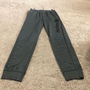 Boys Hurley size XL grey sweatpants